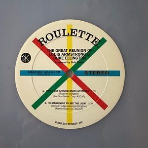 The Great Reunion, Louis Armstrong and Duke Ellington LPs